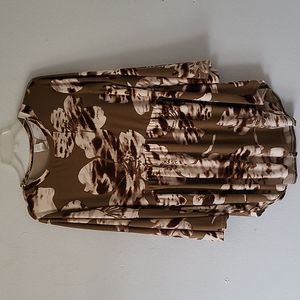 Barcode bell sleeved top 1X